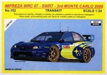 1/24 Transkit Impreza WRC 07 SWRT  3rd RMC 2008