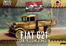 1/72 Polish Fiat 621 with anti-aircraft machine gun