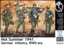 Masterbox 1/35 Hot Summer 1941 Infanterie Allemande 5 Figurines