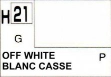H021 Off White  Blanc casse