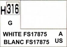 H316 White  Blanc FS17875