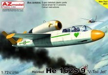 1/72 Heinkel He 162S-9 V-Tail Jet