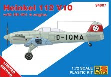 1/72 Heinkel He-112V-10 3 Luftwaffe