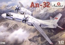 1/72 Antonov An-32 with decals for USSR, Aeroflot, Indian AF