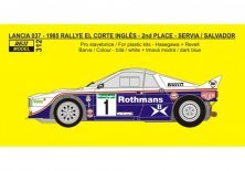 REJI MODEL 1/24 Lancia 037 Rothmans Rallye El Corte 1985