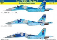 1/48 Sukhoi Su-27UBM-1 Ukrainian and Kazakh painting schemes