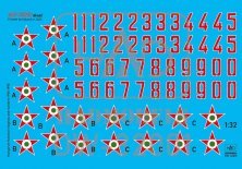 1/32 Decal Hungarian National Insignias & Numbers 1950-90