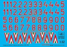 1/32 Decal Hungarian National Insignias & Numbers 1990-98