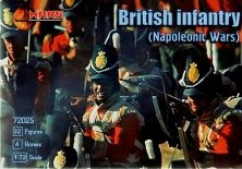 1/72 English Napoleonic infantry