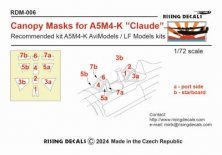 1/72 Canopy mask for A5M4-K Claude AVIM/LF