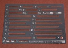 1/72 Royal Aircraft Factory BE2c External PE set