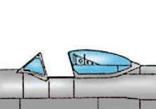 1/48 Supermarine Spitfire XIVe Canopy for Academy kit