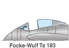 Squadron Canopies Focke-Wulf Ta-183A 1/48