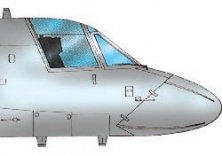 1/48 Lockheed S-3 Viking Canopy. vacuform; for ESCI/Italeri kit