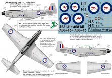 1/48 Mustangs. RAAF kangaroo roundels Two options