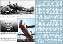 1/48, 1/72 Raf and Commonwealth white code letters