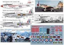 1/72 Rnzaf North-American P-51D Mustangs, Wellington Canterbury