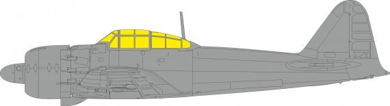 Mask 1/48 A6M5 Zero TFace for Eduard