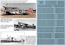 1/48 8 inch serial numbers Black for US built aircraft