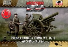 1/72 100mm Polish wz. 14/19 Howitzer Early Version