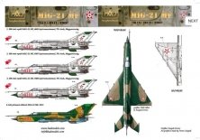 1/48 Decal MiG-21MF (Hun.AF 9307,9308,4605,8113)
