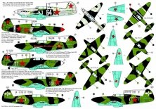 1/72 Decals Yak -1&7 Early series (incl. PE set)