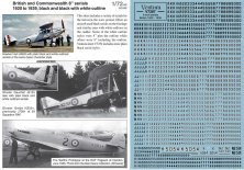 1/72 RAF and Commonwealth 1919-1939 serials