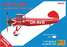 1/72 Avia Ba.222 1 decal v. for Czechoslovakia RP+PE