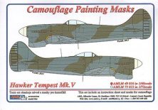 1/48 Camouflage masks Hawker Tempest Mk.V (WWII)
