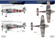 1/48 Decal Fw-190 A-8 / R2 red 4 , Red16)