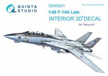 1/48 F-14A Late 3D-Print & coloured Interior