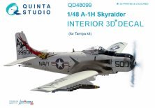 1/48 Douglas A-1H Skyraider 3D-Printed & coloured Interior