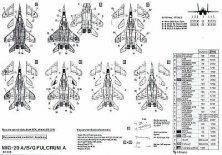 Hi Decal 1/48 MiG-29A/B/C Fulcrum - 7 Markings