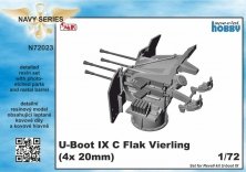 1/72 U-Boot IXC Flak Vierling, 4x 20mm