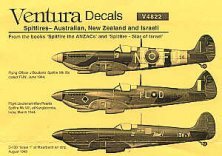 Ventura Décalcomanies Spitfire Mk.VIII et Mk.IXc 1/48 Ventura Décalcomanies Spitfire Mk.VIII et Mk.IXc 1/48