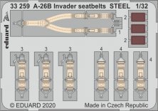 1/32 A-26B Invader seatbelts STEEL