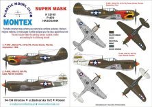 Montex Masques P-40N Warhawk 1/32 Hasegawa