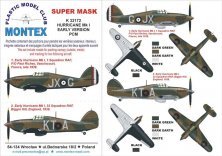 Montex Masques Hawker Hurricane Mk.I Early 1/32 Pacific Coast