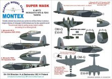 Montex Masques De Havilland Mosquito NF 1/48 Tamiya