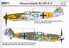 1/72 Masks for Bf 109 F-2 (incl. decals)