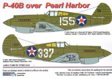 1/72 Masks for Curtiss P-40 over Pearl Harbor