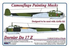 1/72 Camouflage masks Dornier Do-17Z (AIRFIX)