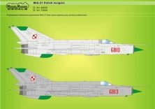1/144 MiG-21 Polish insignia