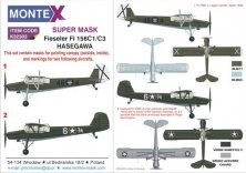 1/32 Fieseler Fi 156C 'Storch' canopy + insignia masks + decals
