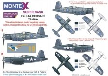 1/48 Vought F4U-1A Corsair canopy + insignia masks + decals