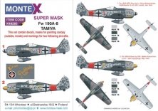 1/48 Focke-Wulf Fw 190A-8 canopy + insignia masks + decals
