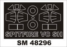 Montex 1/48 Spitfire Mk.VC Rahmenmasken Cockpit