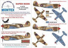 Montex 1/48 P-40E Kittyhawk Desert RAF Masques