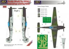 1/72 Mask Focke Wulf ta 152H-1 Camouflage part 1
