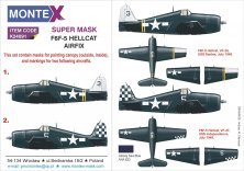 1/24 Grumman F6F-5 Hellcat masks & decals